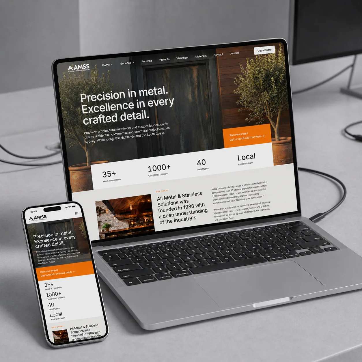 AMSS Group Website — Website Design project by Webfx2 Digital