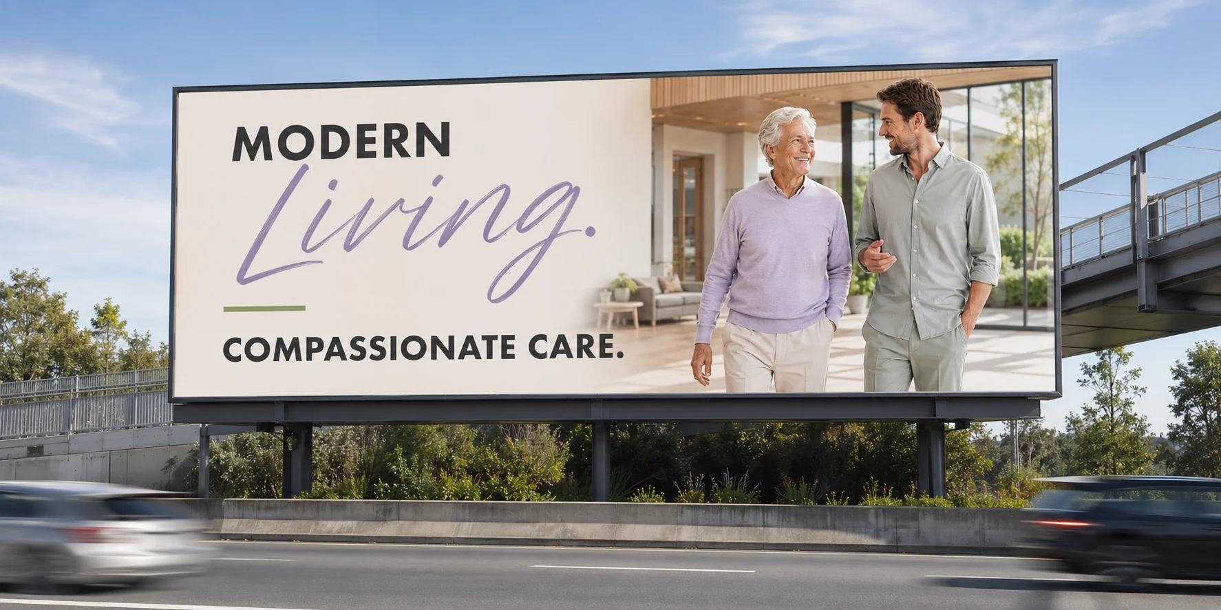 Modern Living Compassionate Care — Brand and Marketing project by Webfx2 Digital