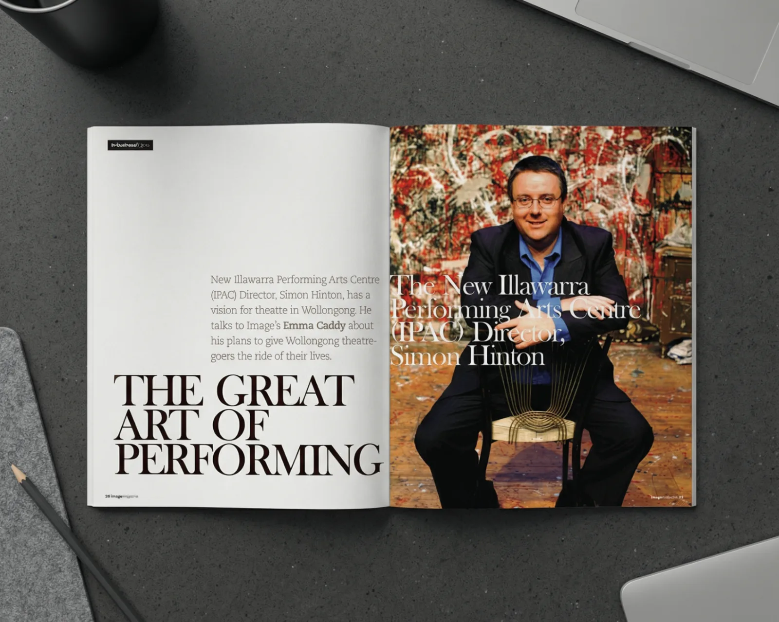 Art Gallery Magazine — Editorial Design project by Webfx2 Digital