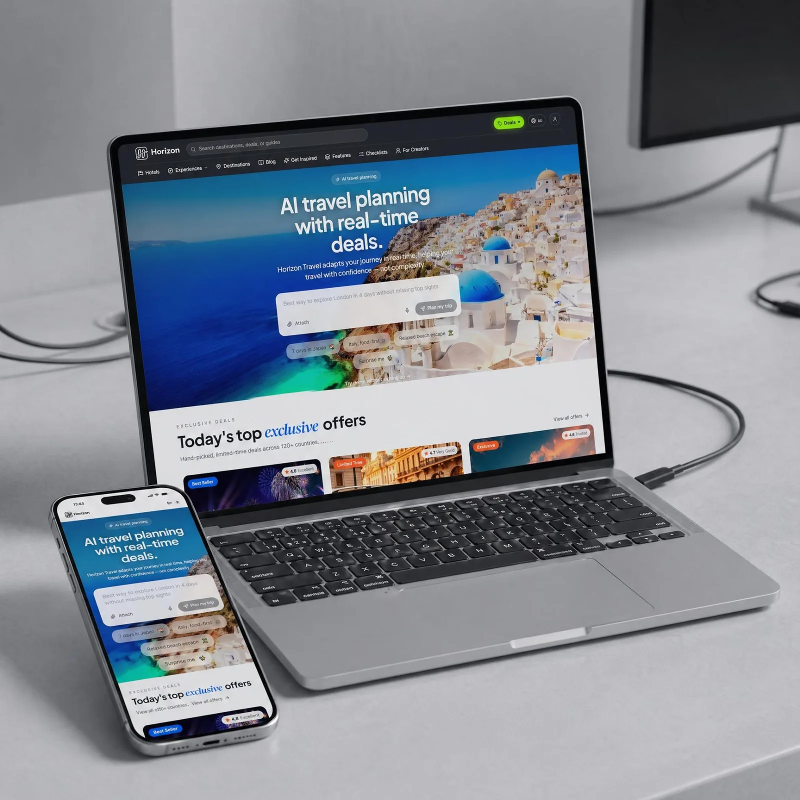 Horizon AI Travel — Website Design project by Webfx2 Digital